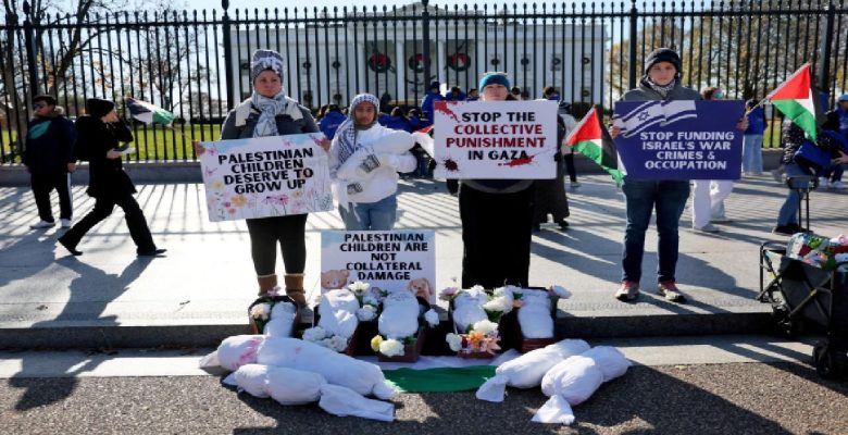 ABD’de yüzlerce kişi, Hanuka Bayramı’nda “Gazze’de ateşkes talebiyle” gösteri düzenledi