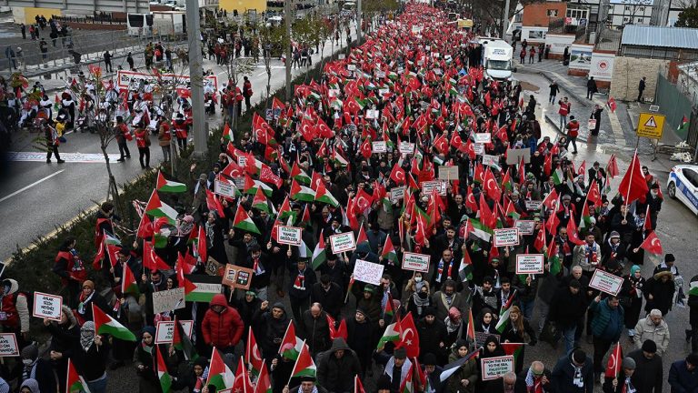 Ankara’da ‘Büyük Gazze Yürüyüşü’ düzenlendi