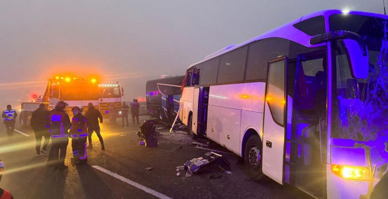 Kuzey Marmara Otoyolu’nda zincirleme kaza: 10 ölü, 59 yaralı