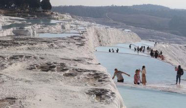 Pamukkale’de ziyaretçi rekoru