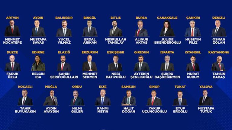AK Parti’nin 26 adayı belli oldu
