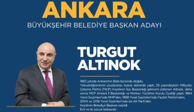 Ankara’nın Adayı Turgut Altınok kimdir?