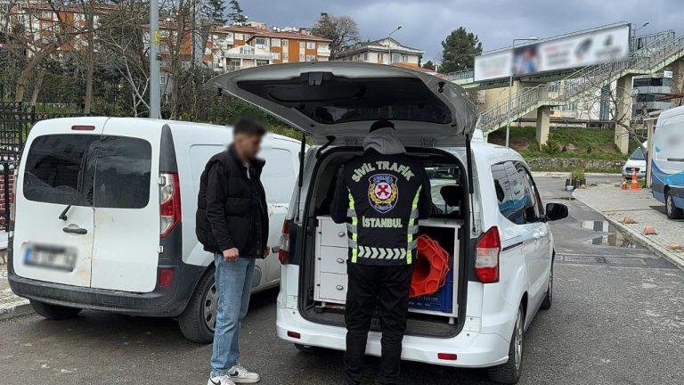 Drift atan sürücüye 45 bin lira ceza