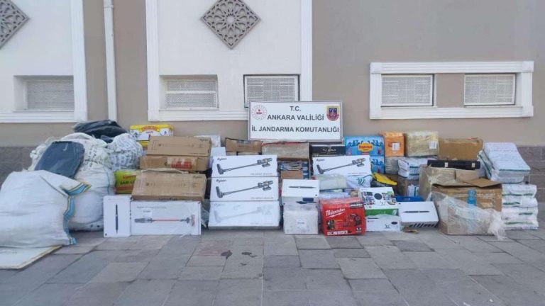 Ankara’da 5 milyon lira değerinde kaçak malzeme ele geçirildi