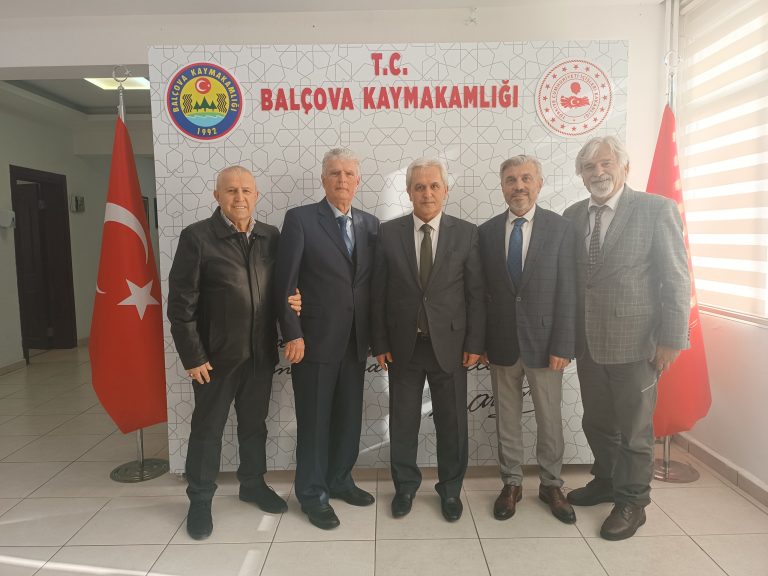 Kıyı Karadeniz Federasyonu ve Samsun 19 Mayıs Derneği’nden Balçova Kaymakamı’na Ziyaret