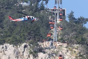 Antalya’daki teleferik kazasında mahsur kalanların tamamı kurtarıldı