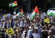 İspanya’da hafta sonu 100’den fazla noktada Filistin’e destek gösterileri düzenlendi