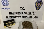 Balıkesir’de düzenlenen uyuşturucu operasyonunda 2 zanlı gözaltına alındı