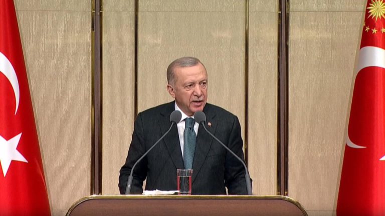 Erdoğan: Batılı yöneticilerin ikiyüzlü politikalarını ibretle takip ediyoruz