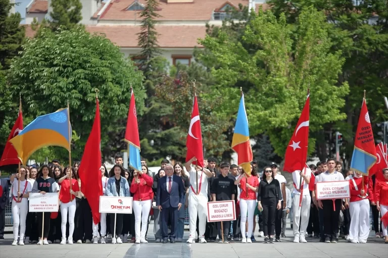 Sinop, Amasya, Çankırı, Çorum, Tokat ve Kastamonu’da 19 Mayıs Atatürk’ü Anma, Gençlik ve Spor Bayramı coşkuyla kutlanıyor
