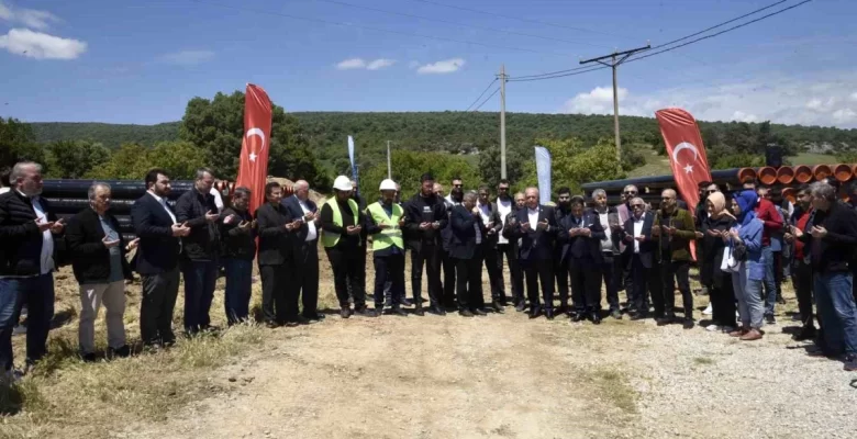 Dursunbey’e ulusal doğal gaz hattı için çalışmalar başladı