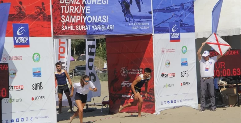 Sinop’ta düzenlenen Deniz Küreği Türkiye Şampiyonası tamamlandı