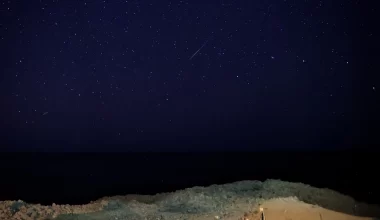 Sinop’ta Perseid meteor yağmuru gözlendi