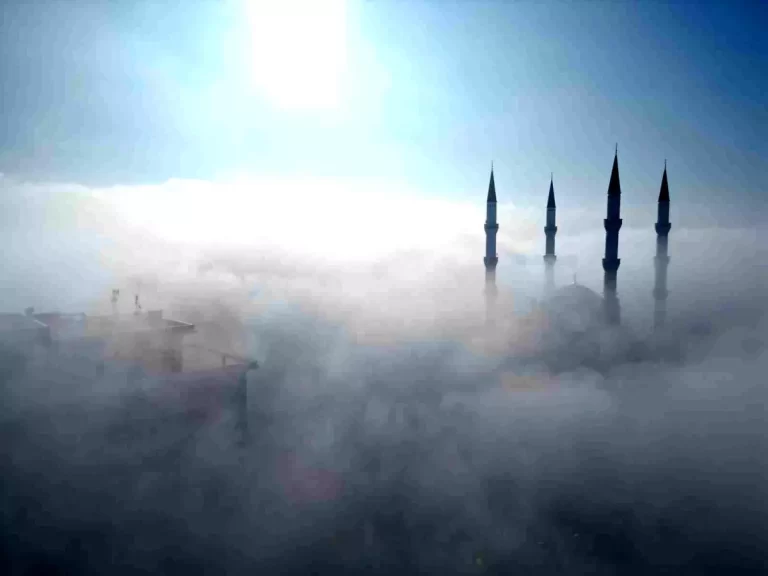 Çorum’da Sabah Sis Manzarası
