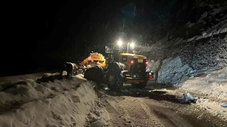 Ayder Yaylası’nda Çığ Düşmesi Trafiği Kapatmıştı