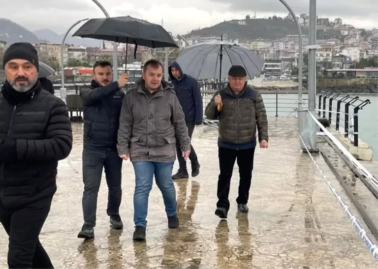 Giresun’da Fırtına Nedeniyle Bulancak İskelesi Kapatıldı