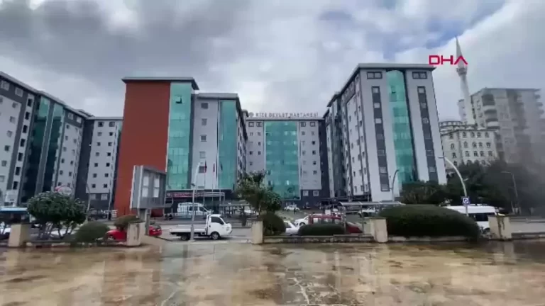 Rize Devlet Hastanesi’nde Yangın Merdivenleri Kapatıldı, Bakanlık Açıklama Yaptı